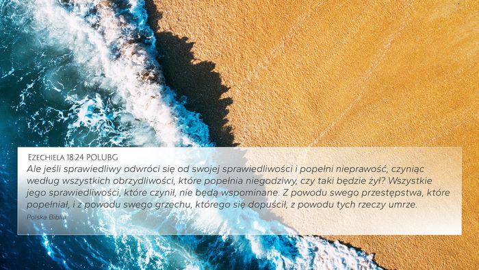 Ezechiela 18:24 POLUBG Bible Verse Image