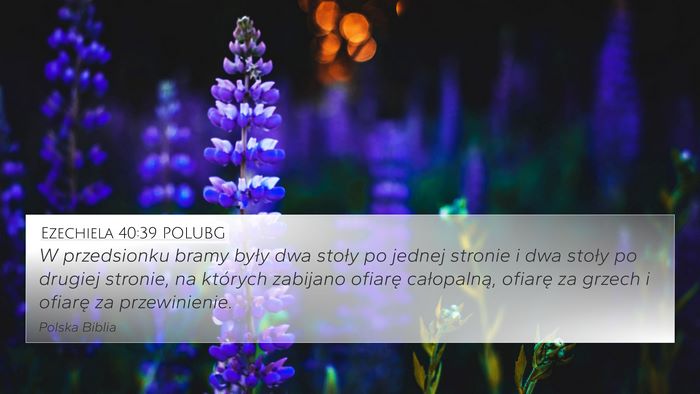 Ezechiela 40:39 POLUBG Bible Verse Image