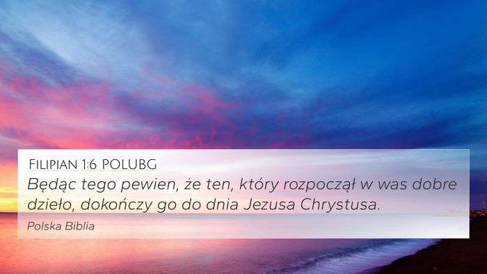 Filipian 1:6 POLUBG Bible Verse Image