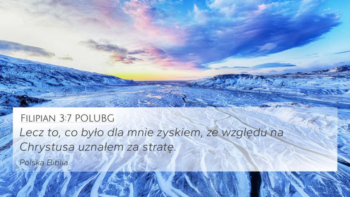 Filipian 3:7 POLUBG Bible Verse Image