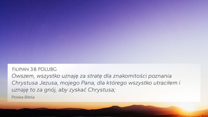 Filipian 3:8 POLUBG Bible Verse Image