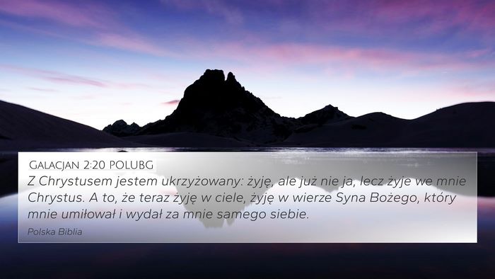 Galacjan 2:20 POLUBG Bible Verse Image