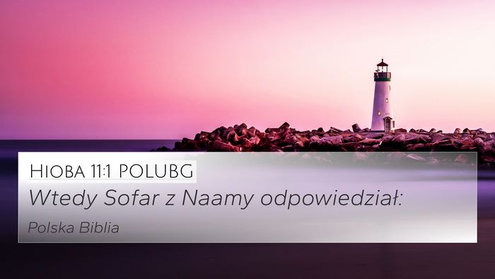 Hioba 11:1 POLUBG Bible Verse Image