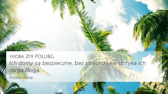 Hioba 21:9 POLUBG Bible Verse Image