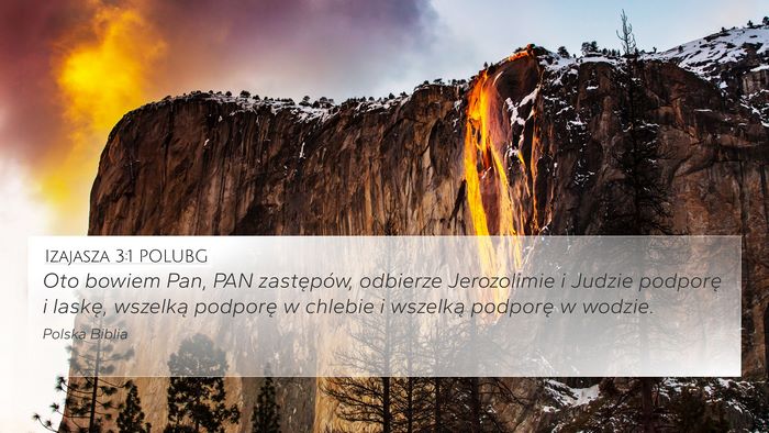 Izajasza 3:1 POLUBG Bible Verse Image