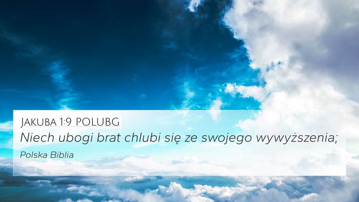 Jakuba 1:9 POLUBG Bible Verse Image