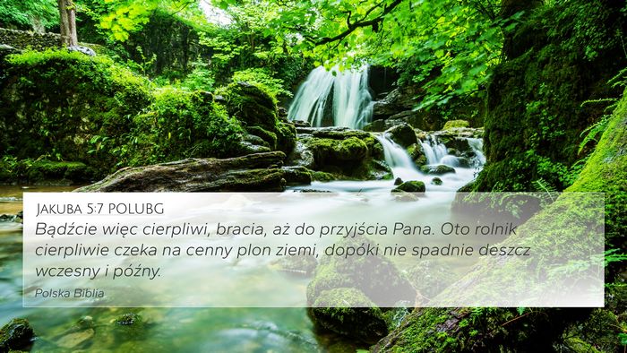 Jakuba 5:7 POLUBG Bible Verse Image