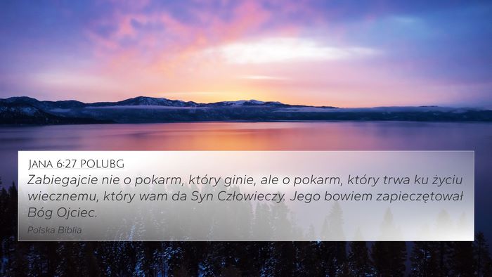 Jana 6:27 POLUBG Bible Verse Image