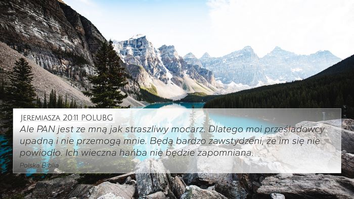 Jeremiasza 20:11 POLUBG Bible Verse Image