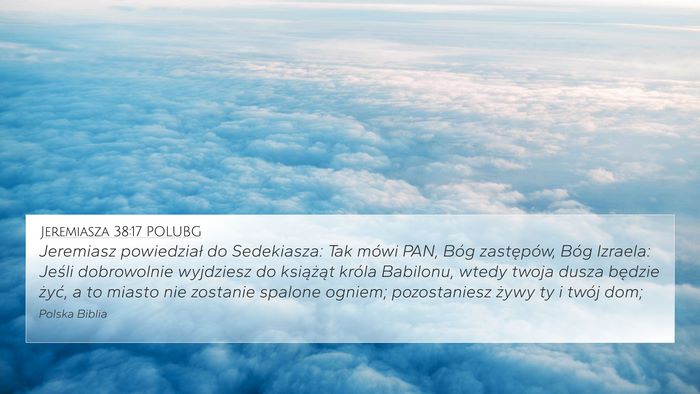 Jeremiasza 38:17 POLUBG Bible Verse Image