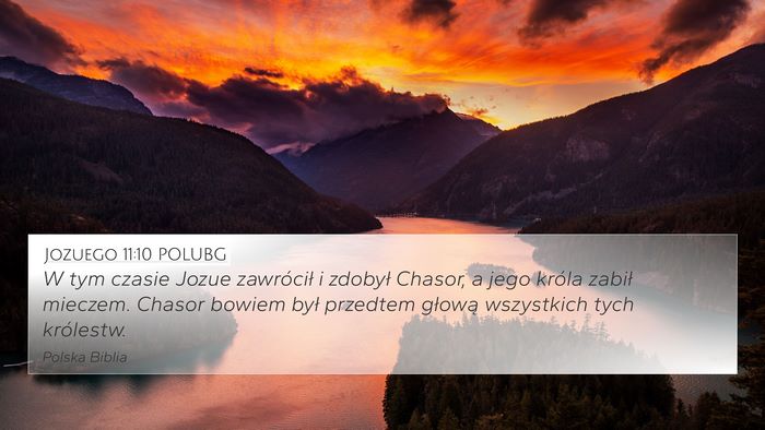 Jozuego 11:10 POLUBG Bible Verse Image
