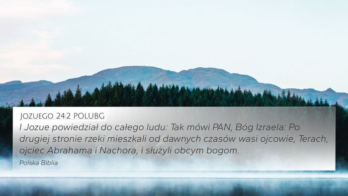 Jozuego 24:2 POLUBG Bible Verse Image