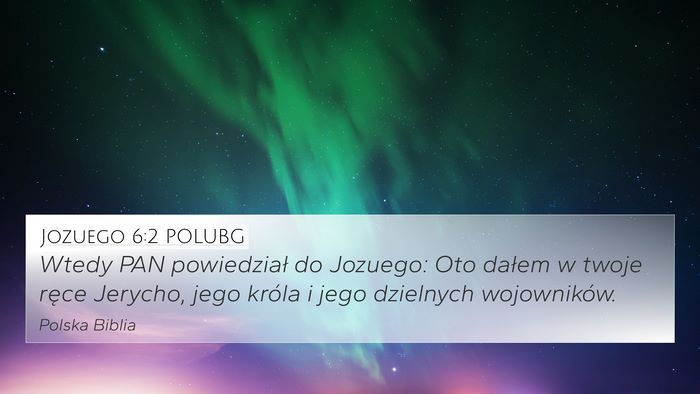 Jozuego 6:2 POLUBG Bible Verse Image