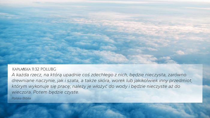 Kapłańska 11:32 POLUBG Bible Verse Image
