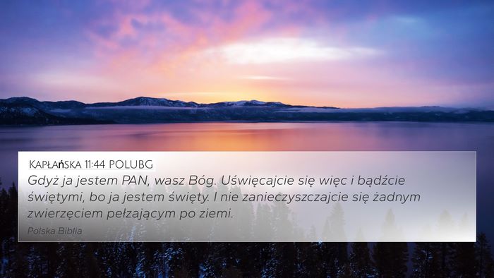 Kapłańska 11:44 POLUBG Bible Verse Image