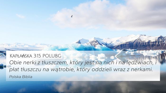 Kapłańska 3:15 POLUBG Bible Verse Image
