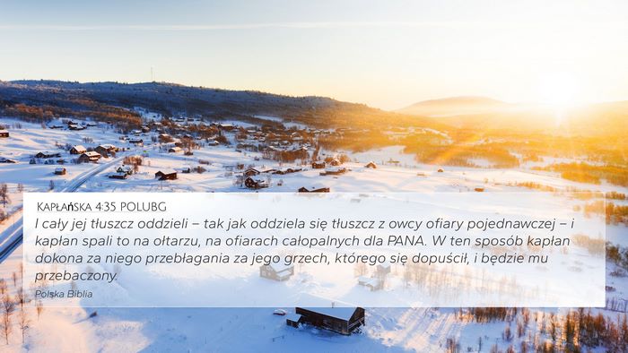 Kapłańska 4:35 POLUBG Bible Verse Image