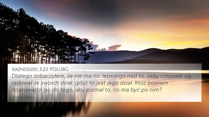 Kaznodziei 3:22 POLUBG Bible Verse Image