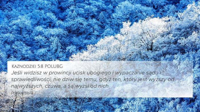 Kaznodziei 5:8 POLUBG Bible Verse Image