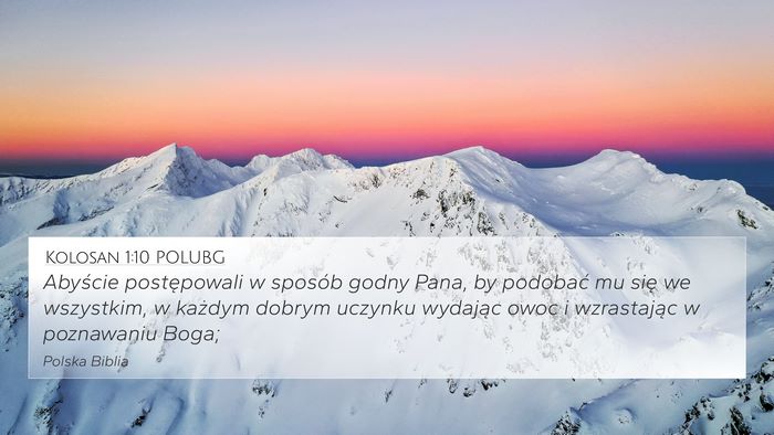 Kolosan 1:10 POLUBG Bible Verse Image