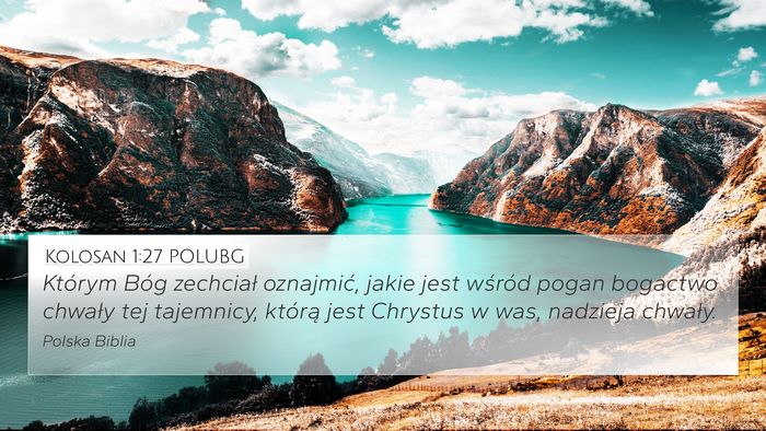 Kolosan 1:27 POLUBG Bible Verse Image