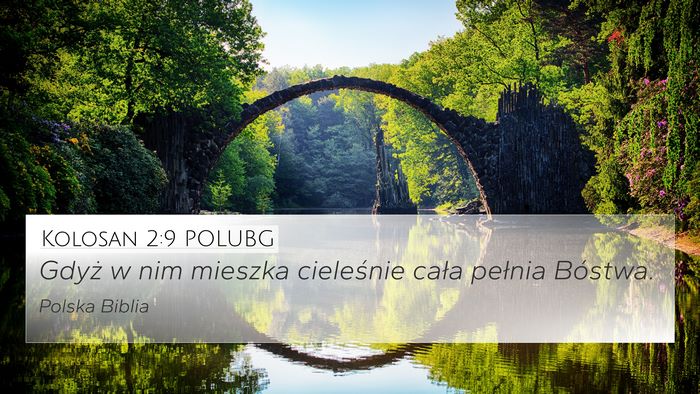 Kolosan 2:9 POLUBG Bible Verse Image