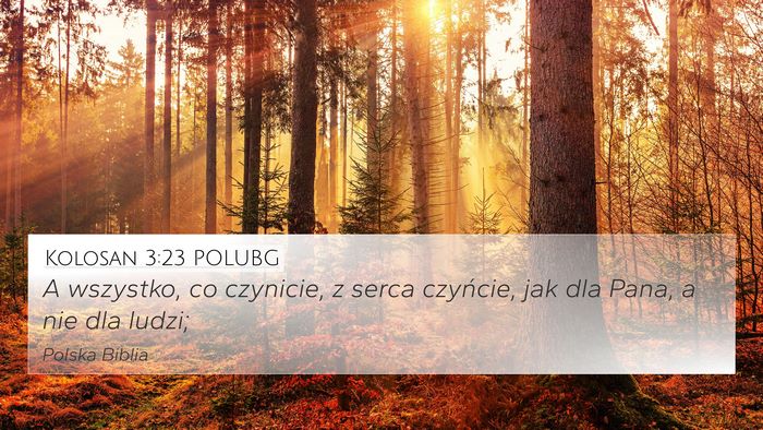 Kolosan 3:23 POLUBG Bible Verse Image