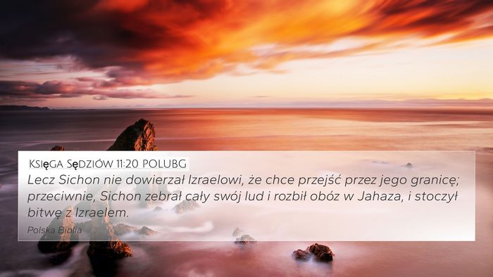 Księga Sędziów 11:20 POLUBG Bible Verse Image