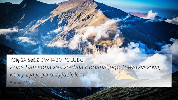 Księga Sędziów 14:20 POLUBG Bible Verse Image