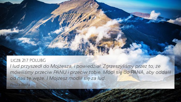 Liczb 21:7 POLUBG Bible Verse Image