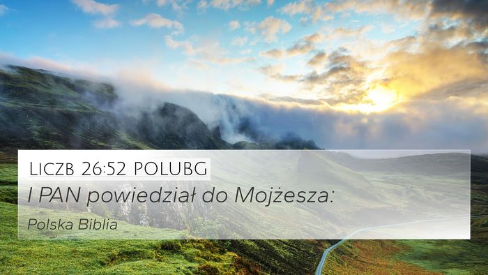 Liczb 26:52 POLUBG Bible Verse Image