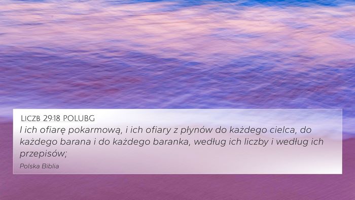 Liczb 29:18 POLUBG Bible Verse Image