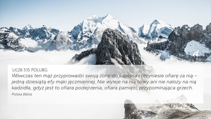 Liczb 5:15 POLUBG Bible Verse Image