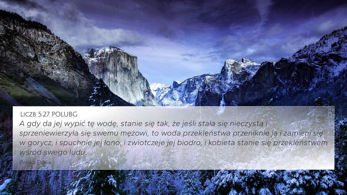 Liczb 5:27 POLUBG Bible Verse Image