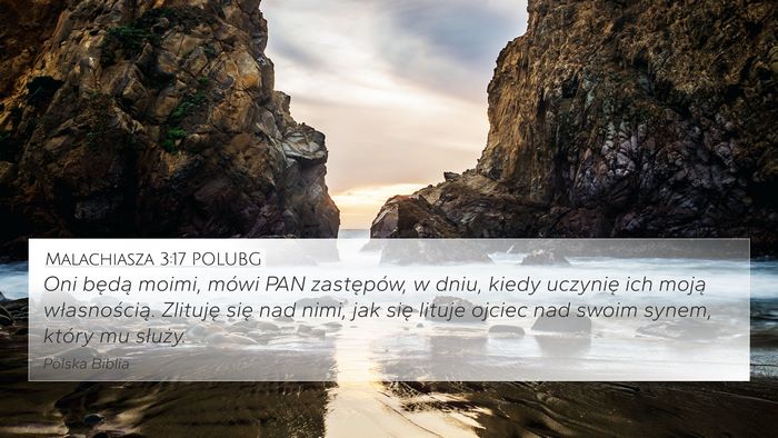 Malachiasza 3:17 POLUBG Bible Verse Image