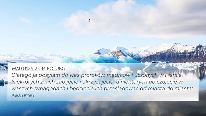 Mateusza 23:34 POLUBG Bible Verse Image