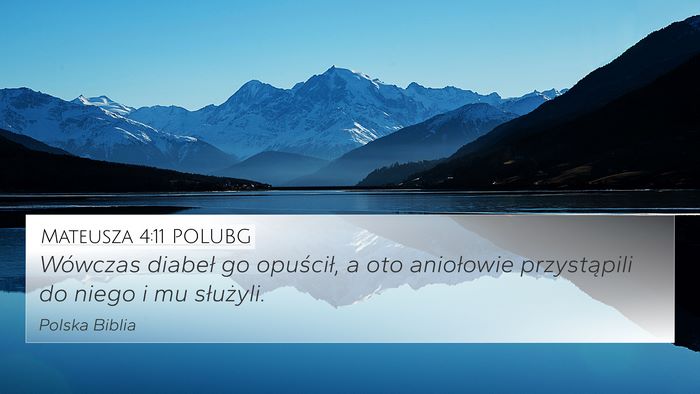 Mateusza 4:11 POLUBG Bible Verse Image
