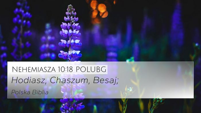 Nehemiasza 10:18 POLUBG Bible Verse Image