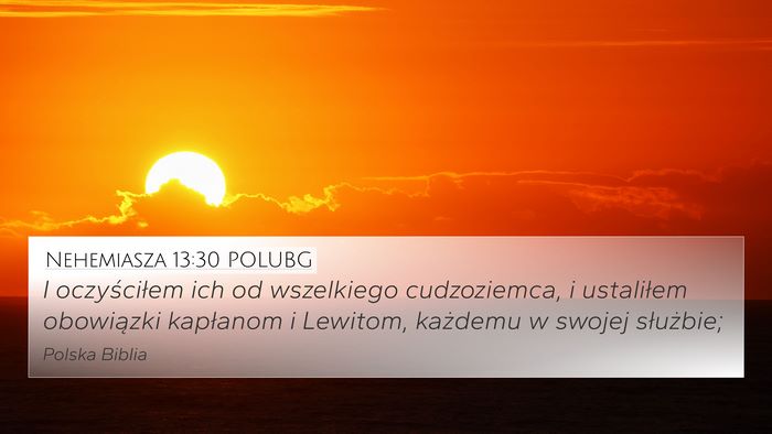 Nehemiasza 13:30 POLUBG Bible Verse Image
