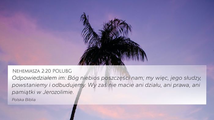 Nehemiasza 2:20 POLUBG Bible Verse Image