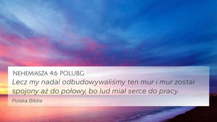 Nehemiasza 4:6 POLUBG Bible Verse Image