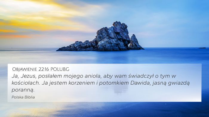 Objawienie 22:16 POLUBG Bible Verse Image
