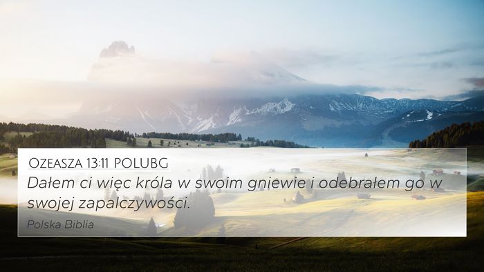Ozeasza 13:11 POLUBG Bible Verse Image