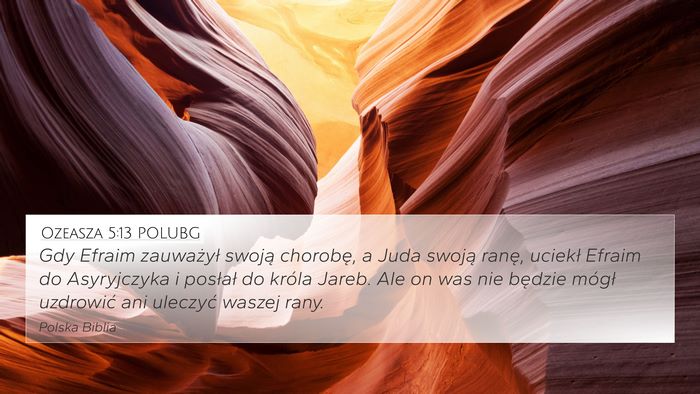 Ozeasza 5:13 POLUBG Bible Verse Image