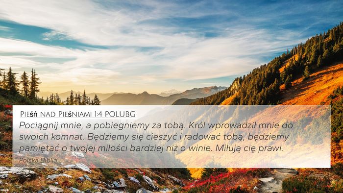 Pieśń nad Pieśniami 1:4 POLUBG Bible Verse Image