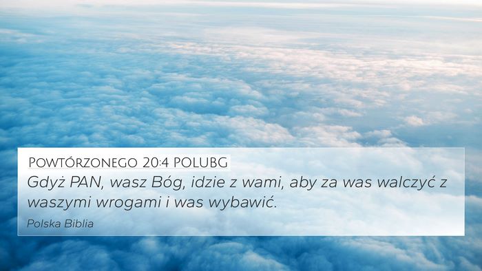 Powtórzonego 20:4 POLUBG Bible Verse Image