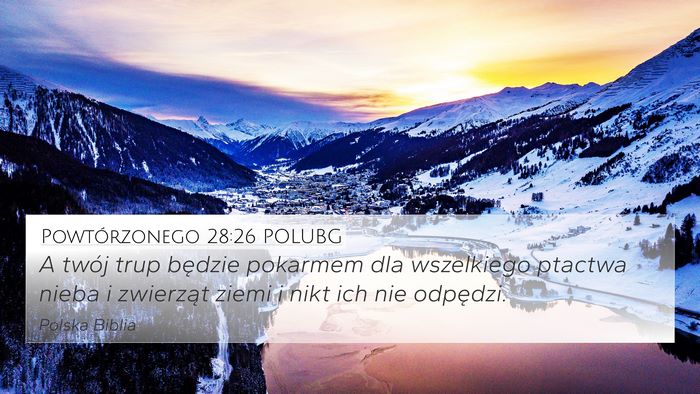 Powtórzonego 28:26 POLUBG Bible Verse Image