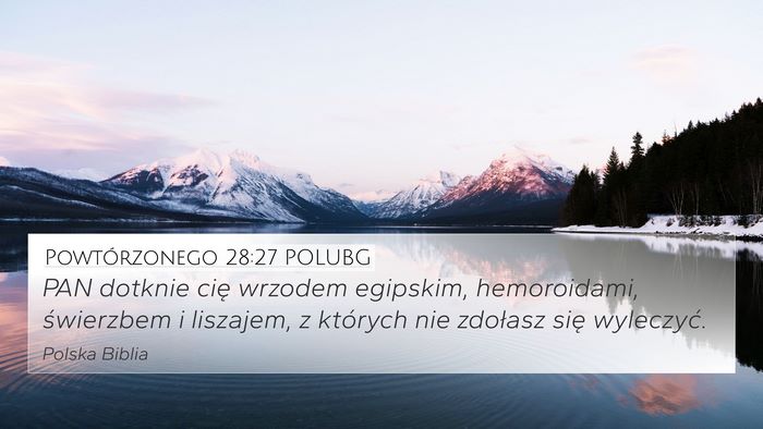 Powtórzonego 28:27 POLUBG Bible Verse Image