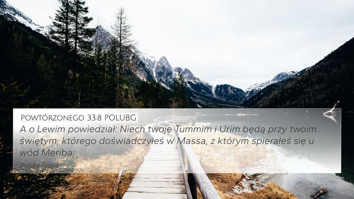 Powtórzonego 33:8 POLUBG Bible Verse Image