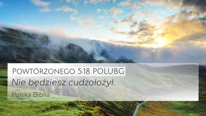 Powtórzonego 5:18 POLUBG Bible Verse Image